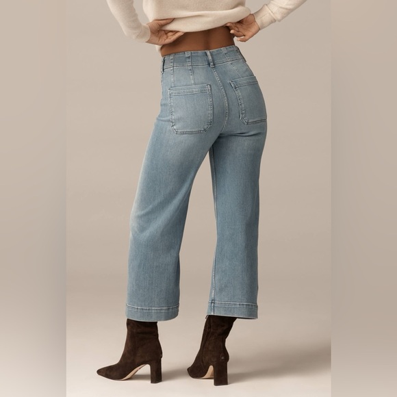 Maeve The Curvy Colette Crop Wide-Leg Jeans size 32p - Picture 11 of 11